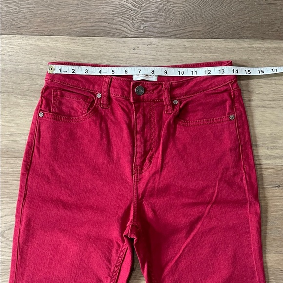 Shyanne Red Flare Bell Bottoms Denim Jeans Hippie Western Country Women's 30 - Picture 5 of 15